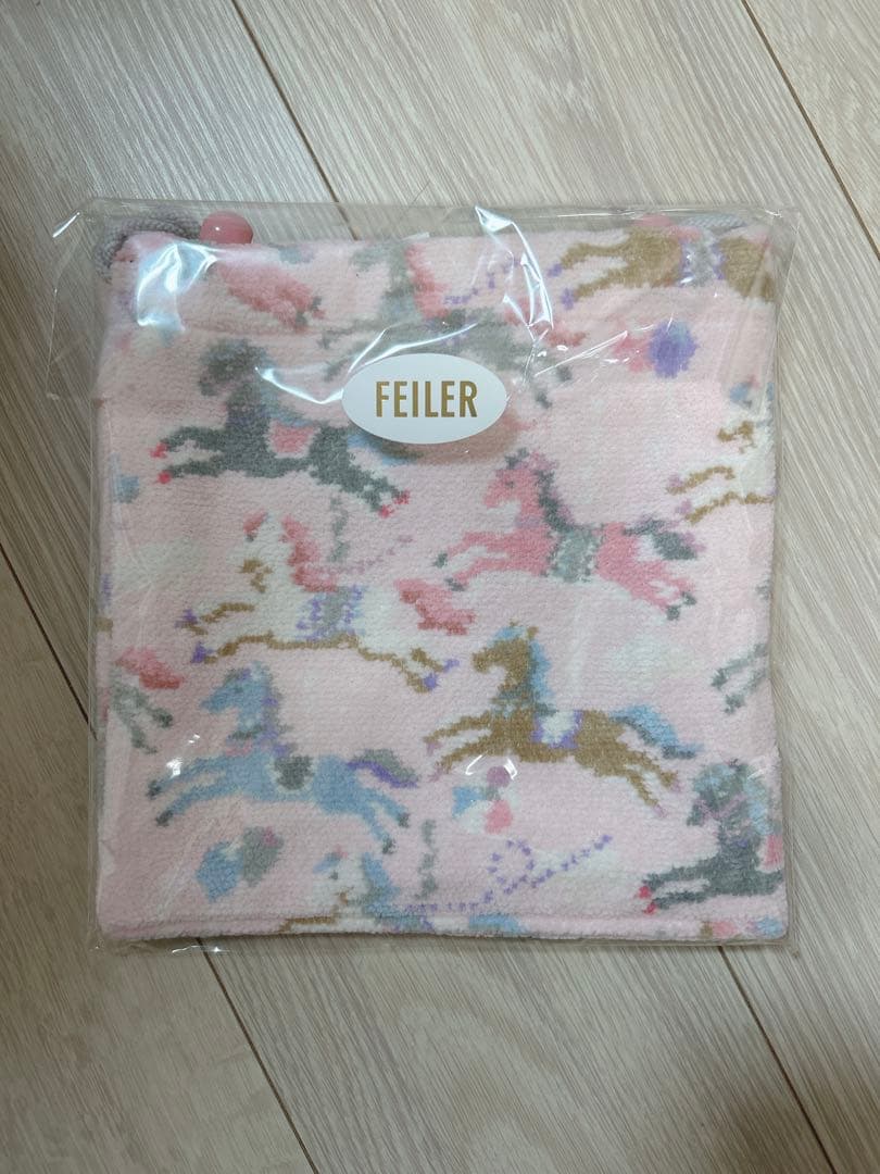 フェイラー　ラブラリーモクバ　ハンカチ　巾着　新品