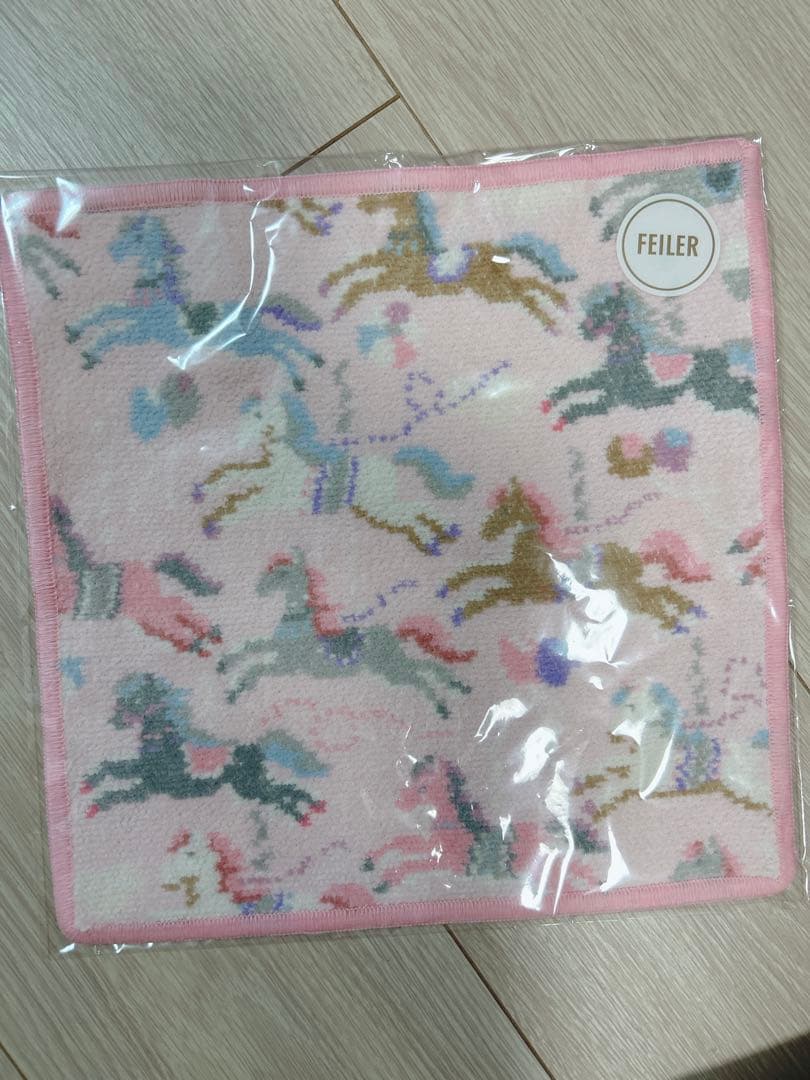 フェイラー　ラブラリーモクバ　ハンカチ　巾着　新品