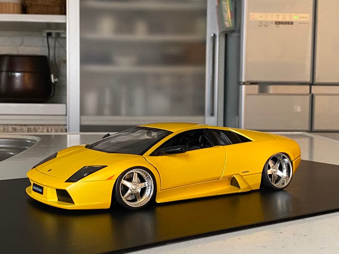 【モリ】 ランボルギーニ　ムルシエラゴ ローダウンカスタム　1/18
