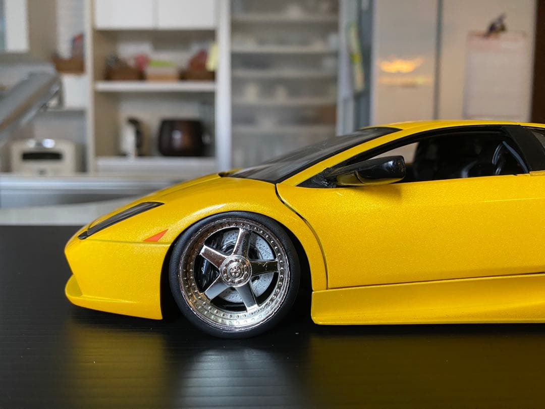 【モリ】 ランボルギーニ　ムルシエラゴ ローダウンカスタム　1/18