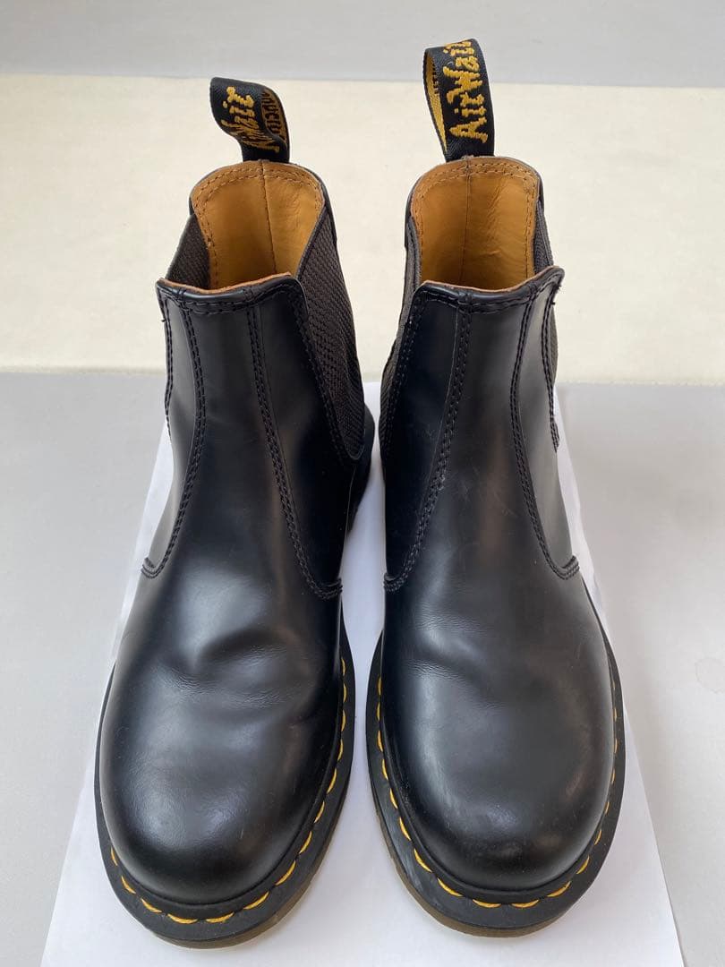 Dr. Martens ブラック サイドゴアブーツ