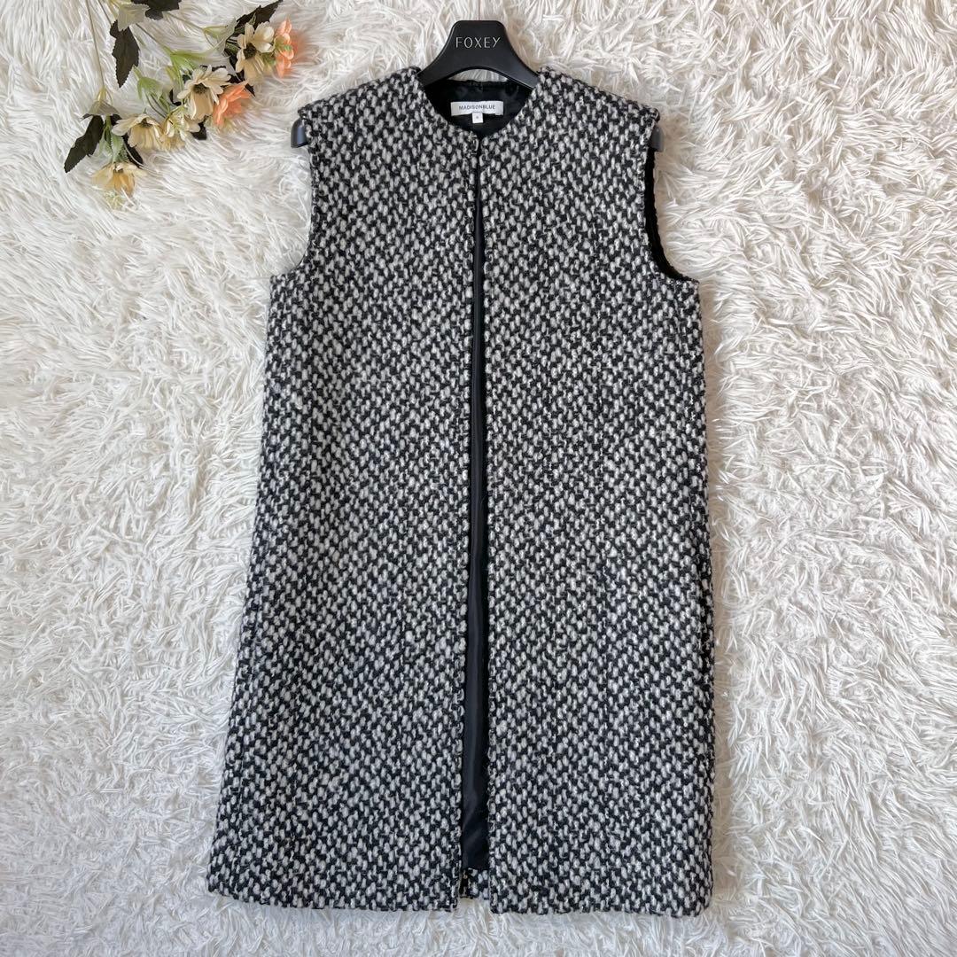 MADISONBLUE マディソンブ ツイード ロング ジレ