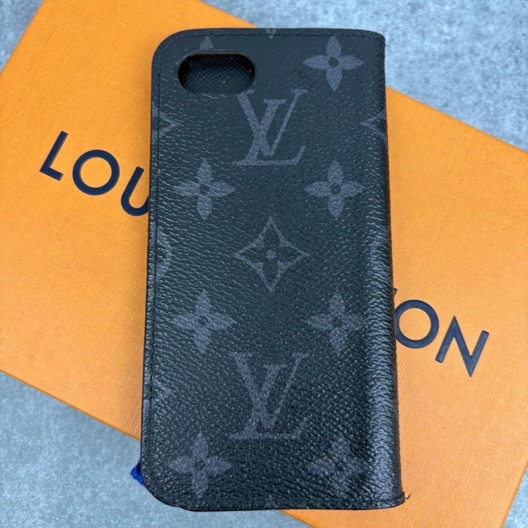 ルイヴィトン iPhone SE モノグラムエクリプス フォリオ ケース