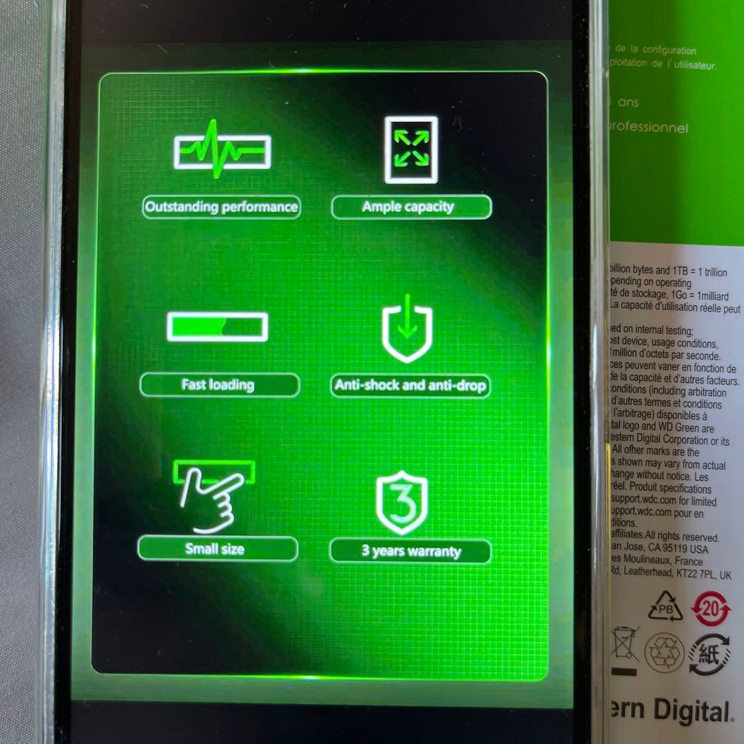 内蔵型SSD WD Green SN350 1TB NVMe SSD M.2 2280