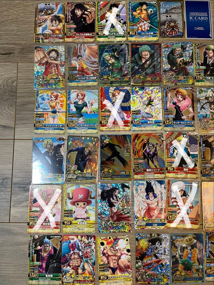 ワンピーベリーマッチ 麦わらの一味カードまとめ売り バラ購入可能