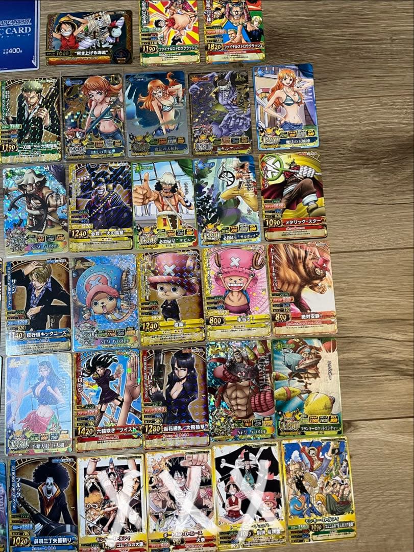 ワンピーベリーマッチ 麦わらの一味カードまとめ売り バラ購入可能