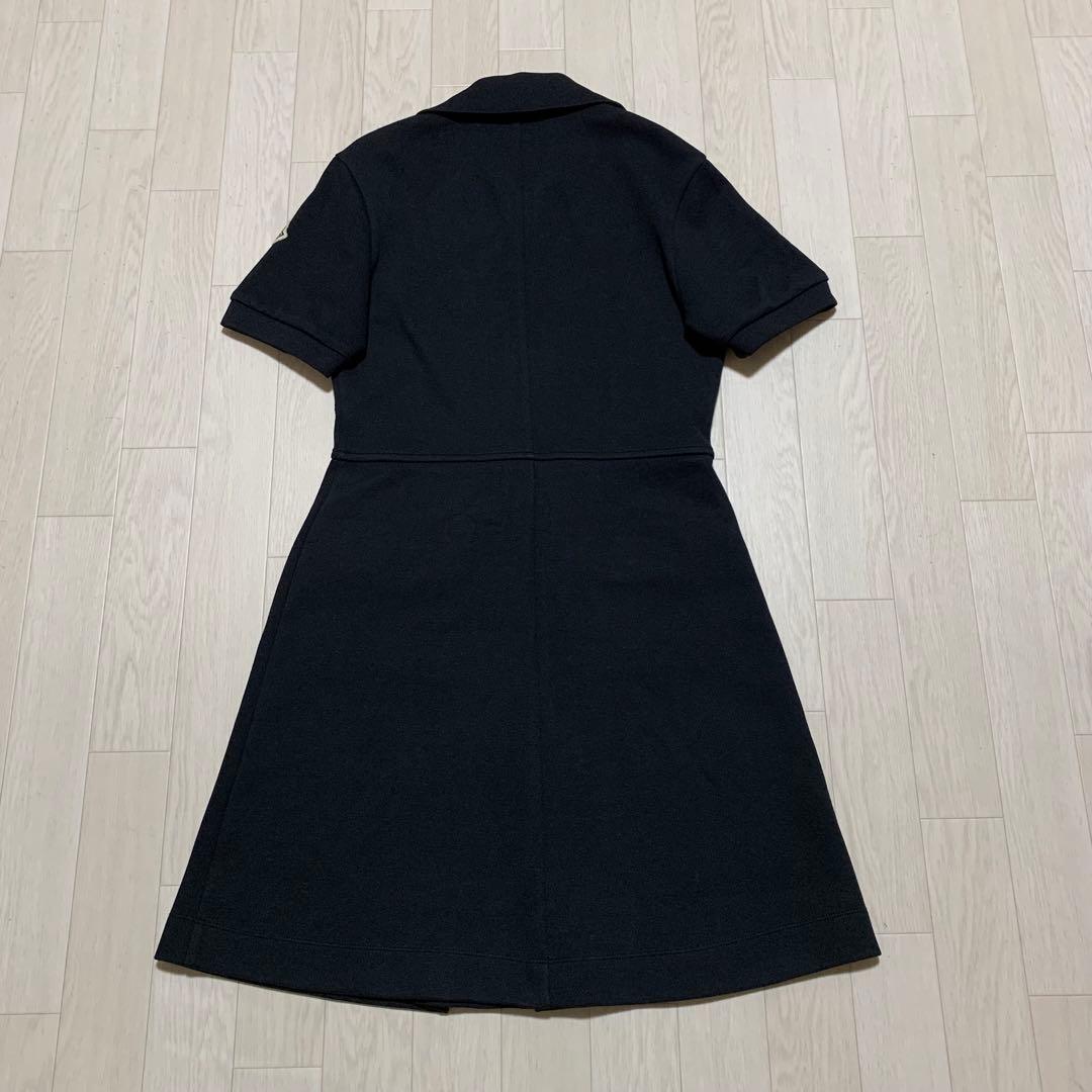 〔極美品〕MONCLER 2023 ポロドレス　ブラックS 国内正規品 4P46