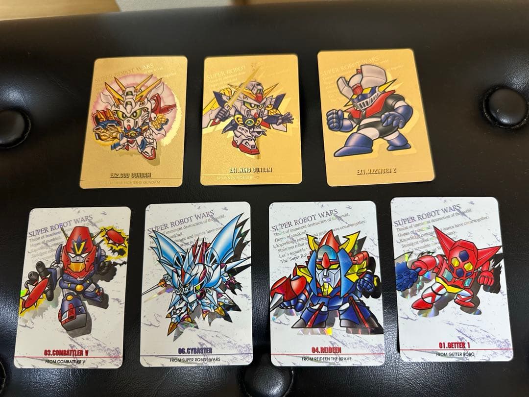 レトロ品 スーパーロボット大戦カードダスまとめ売り　ゴッドガンダム　サイバスター
