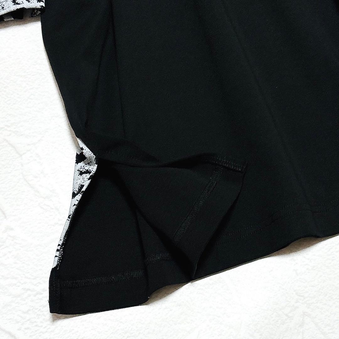 2024年　m_mefu　センソユニコ　ワンピース　アートデザイン　バイカラー