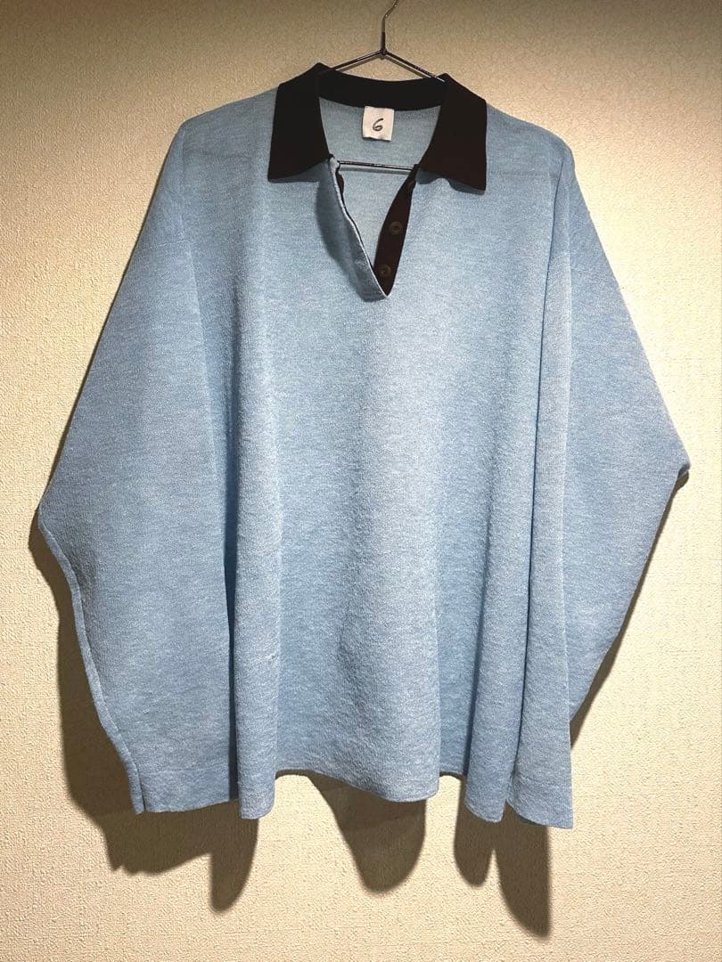 6(ROKU) シアージャカード ポロニット 定価19,250円