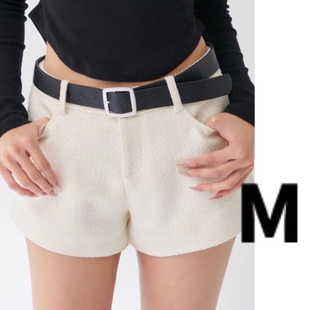 ショートパンツ ボンディングツイードショートパンツ ダーリッチ darich