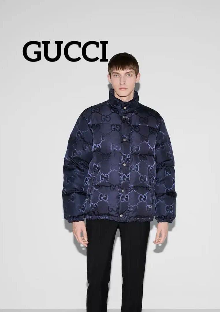 GUCCIジャンボGGキャンバス ダウンジャケット　期間限定値下げ