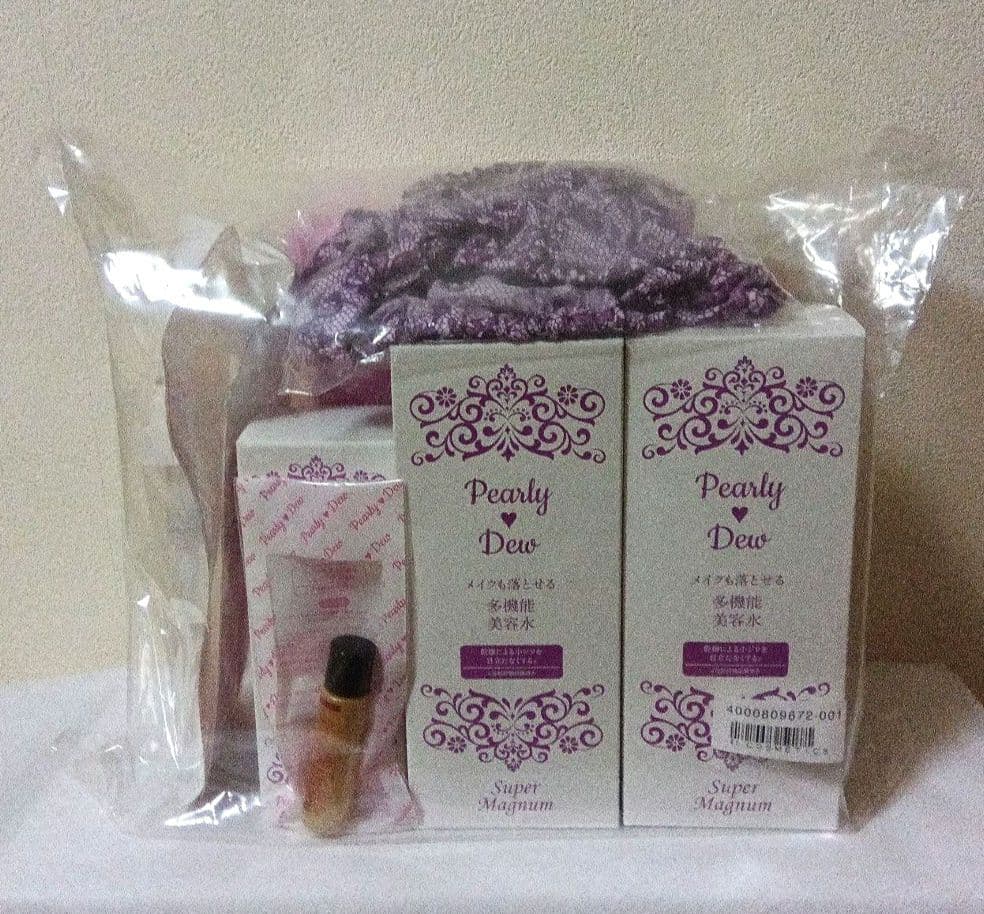 パーリーデュー 新潤いメイクも落とせる 多機能ふきとりクレンジング美容水 セット