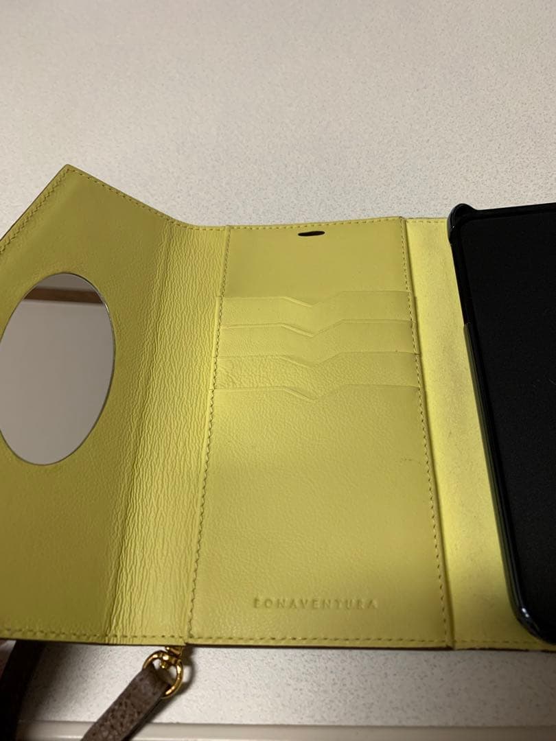 iPhone XS Maxスマホケースボナベンチュラストラップ付き