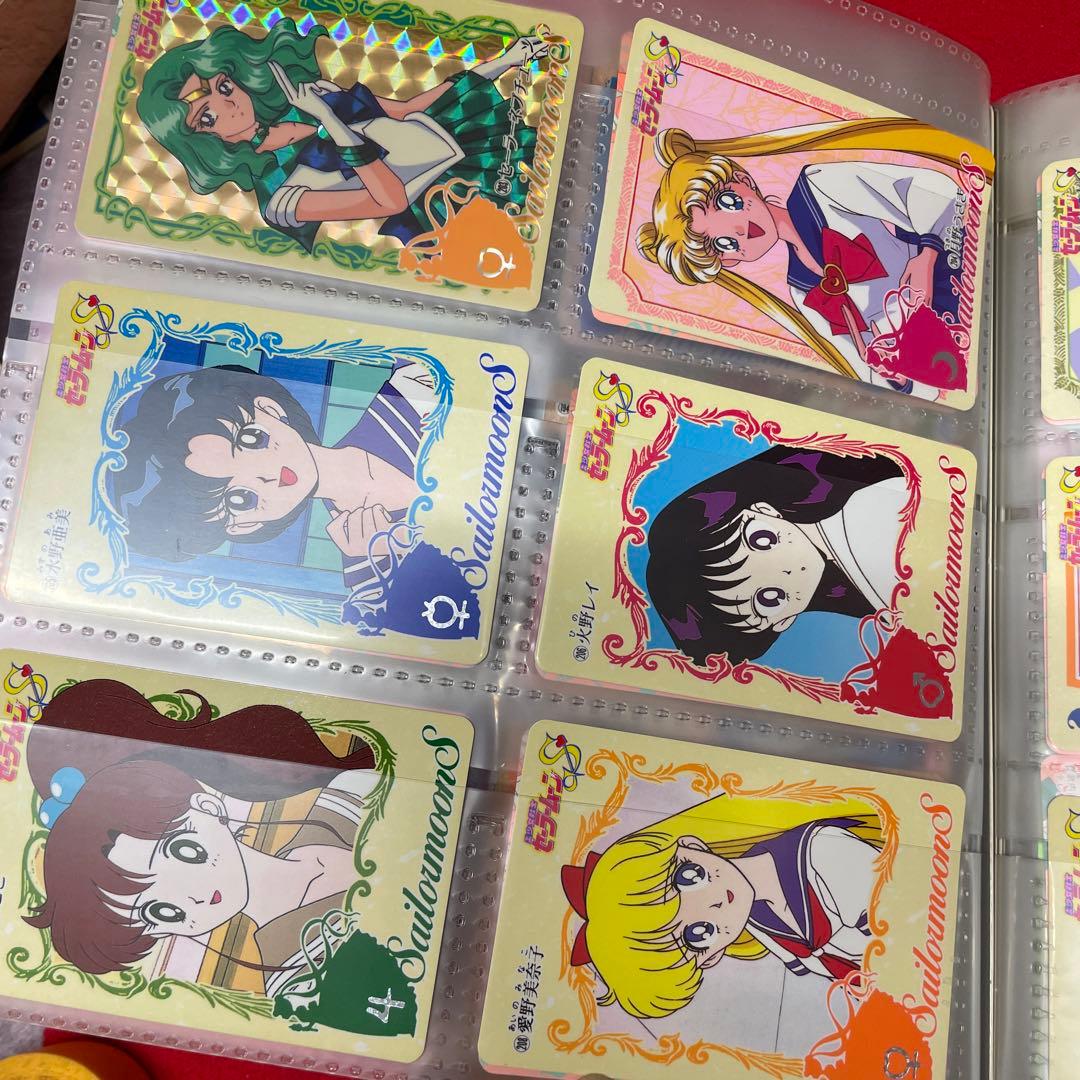 Sailor Moon セーラームーン カードファイル ホログラムカード付き