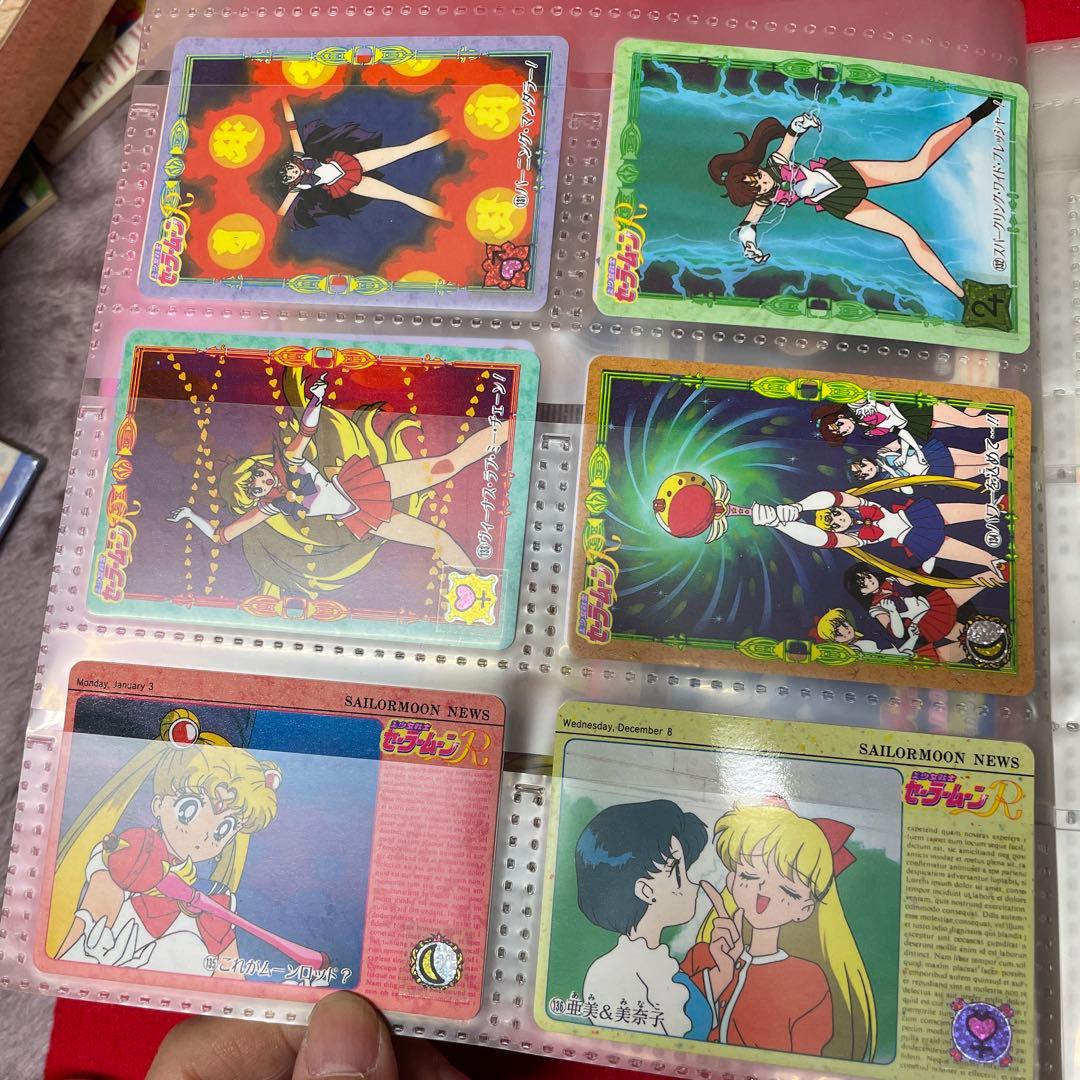 Sailor Moon セーラームーン カードファイル ホログラムカード付き