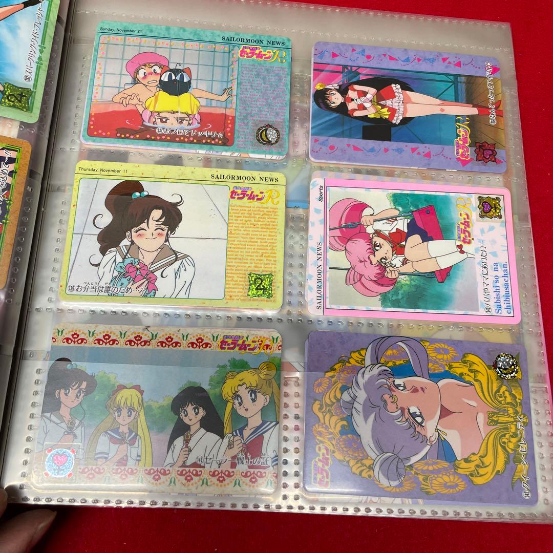 Sailor Moon セーラームーン カードファイル ホログラムカード付き