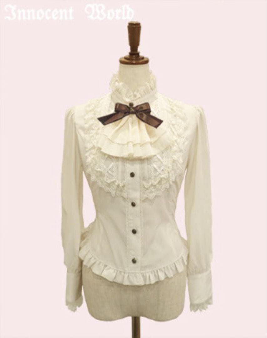 イノセントワールド　ルーシーブラウス　生成　ショコラ