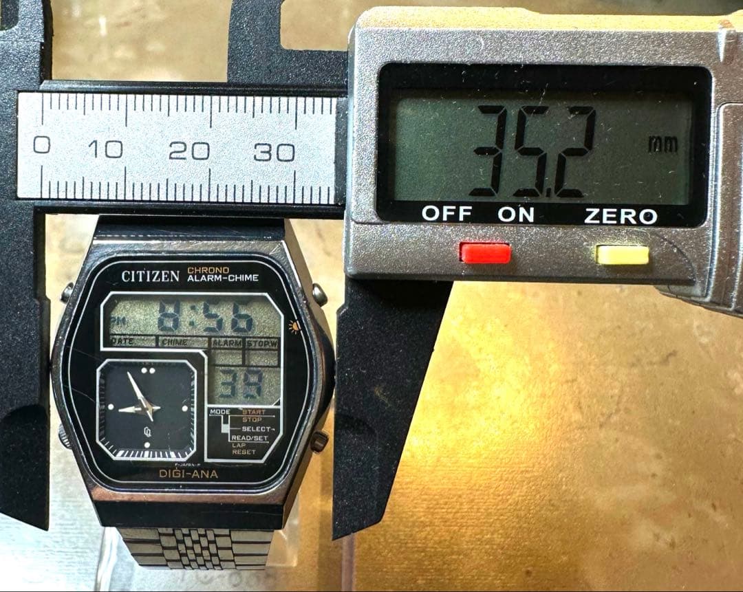 【稼働品】CITIZEN シチズン 850 クロノ DIGI-ANA デジアナ