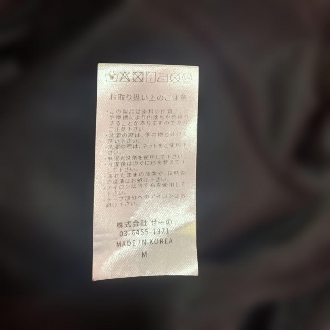 CAUTIONテープ付き黒ショートパンツ　沖縄限定