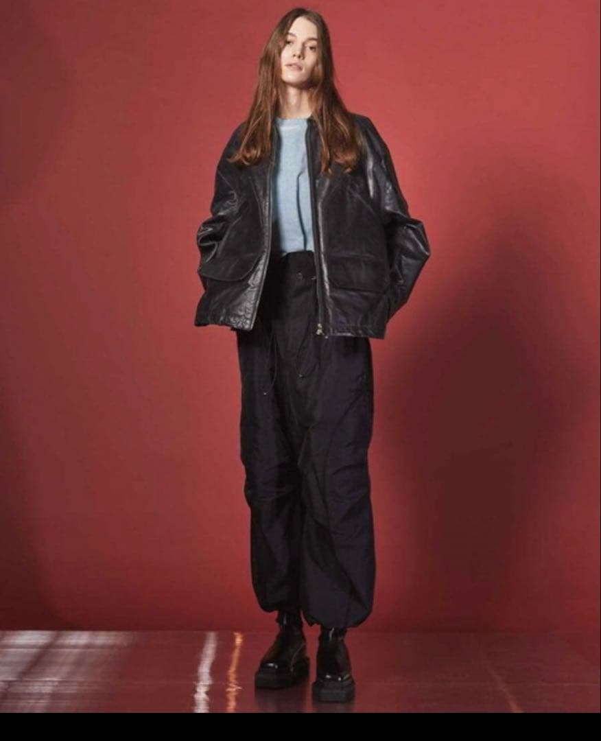 チ*カ様 GRANCY タカト着用色違い ウエストシャーリングビッグUFOパンツ