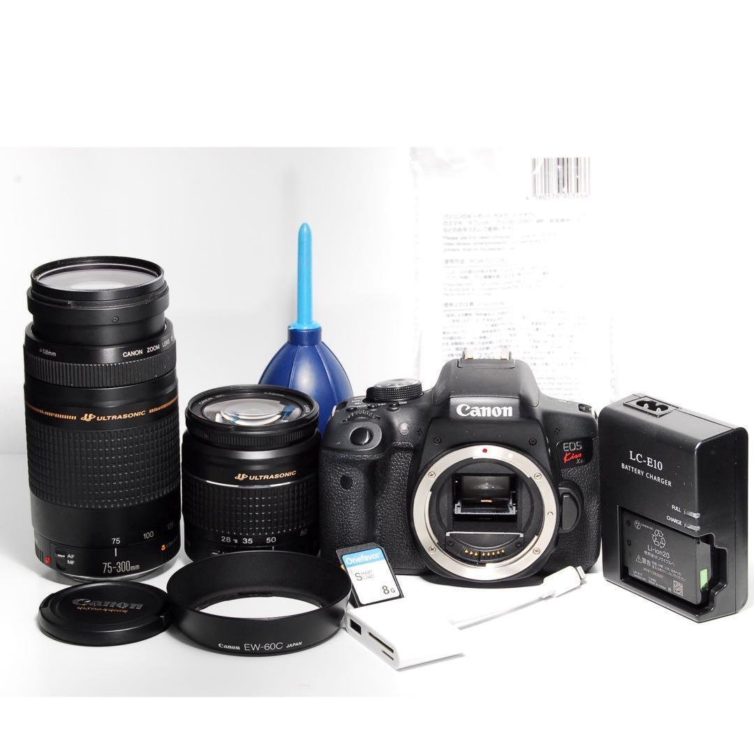 ☘️Wi-Fi転送可能☘️Canon Kiss X8I ダブルレンズセット