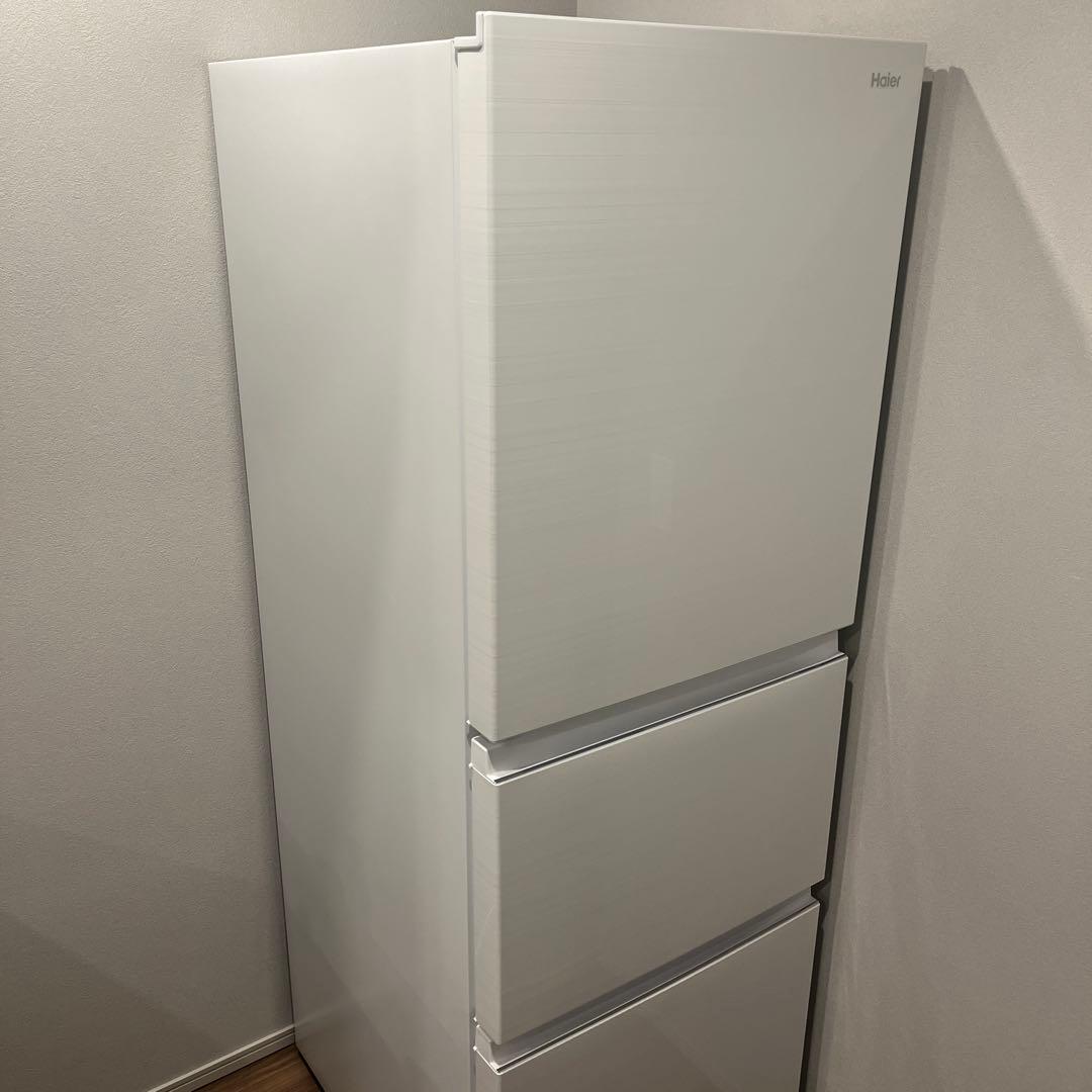 冷蔵庫 Haier JR-CV29C-W（286L）リネンホワイト 右開き