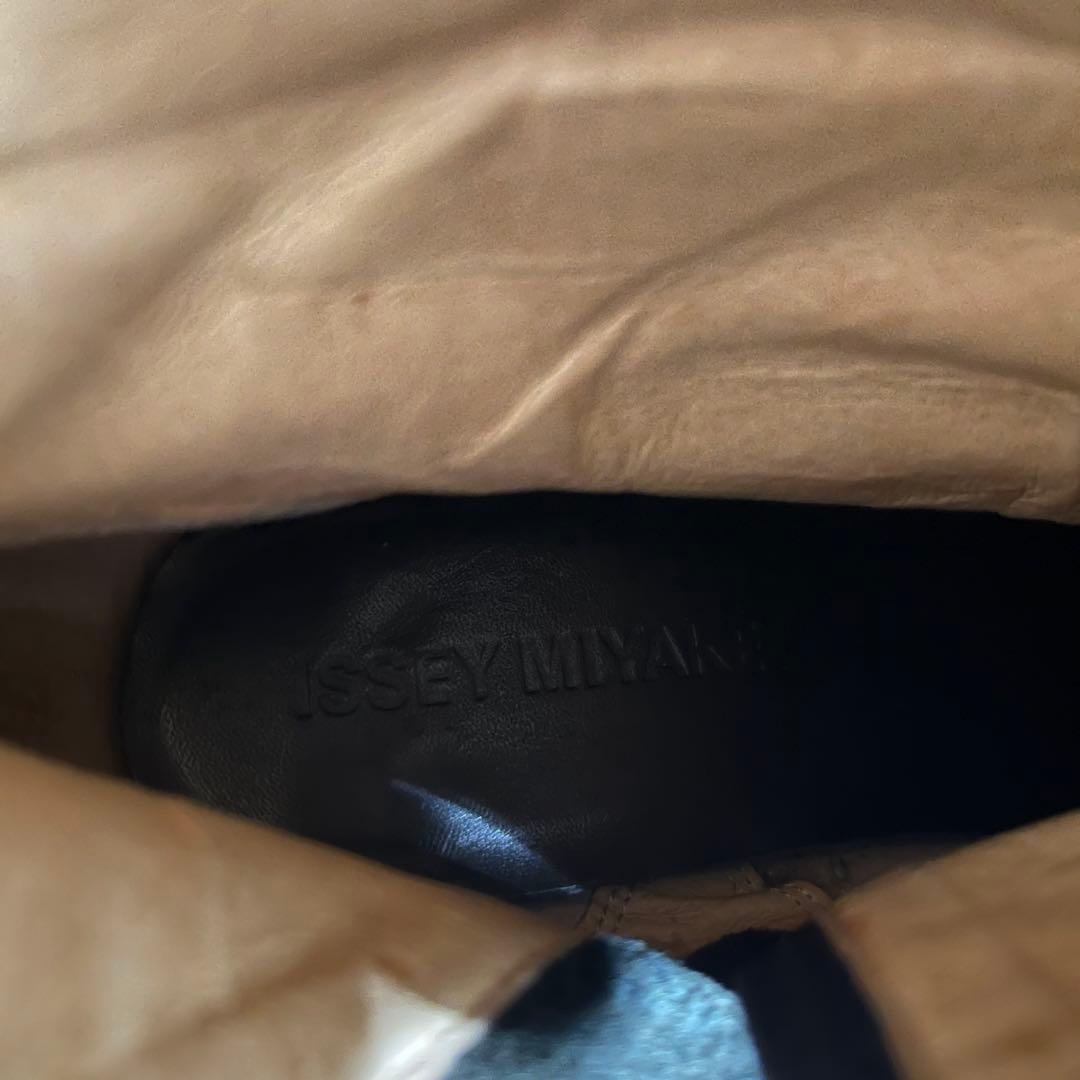 ISSEY MIYAKE ロングブーツ　本革　デザイナーズ　25cm AJ403