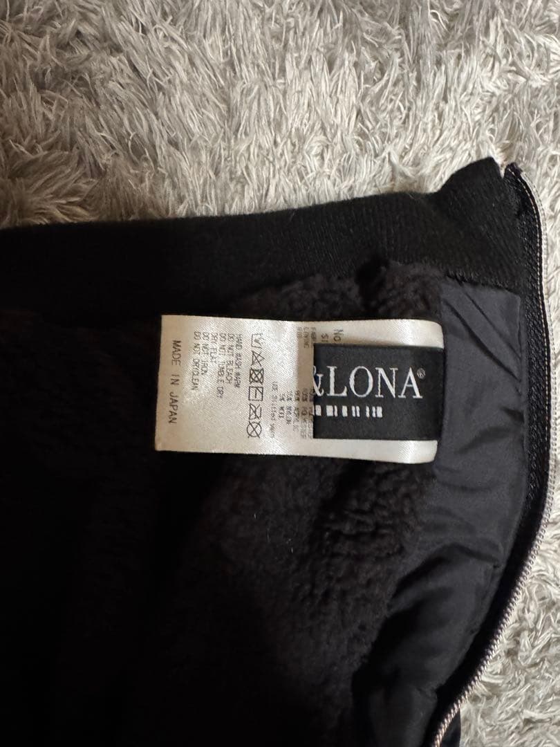 MARK&LONA ブラックレッグウォーマー フリーサイズ