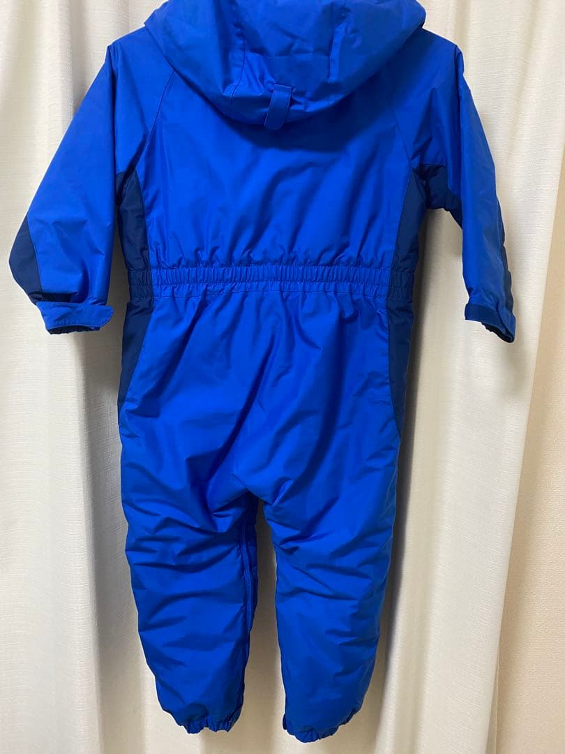 美品　110サイズ　montbell スキーウェア 子ども用 青