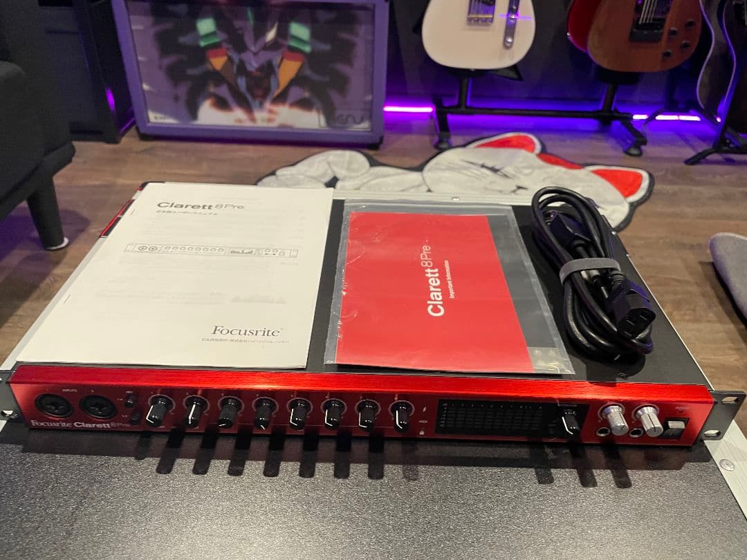 Focusrite Clarett 8Pre オーディオインターフェイス