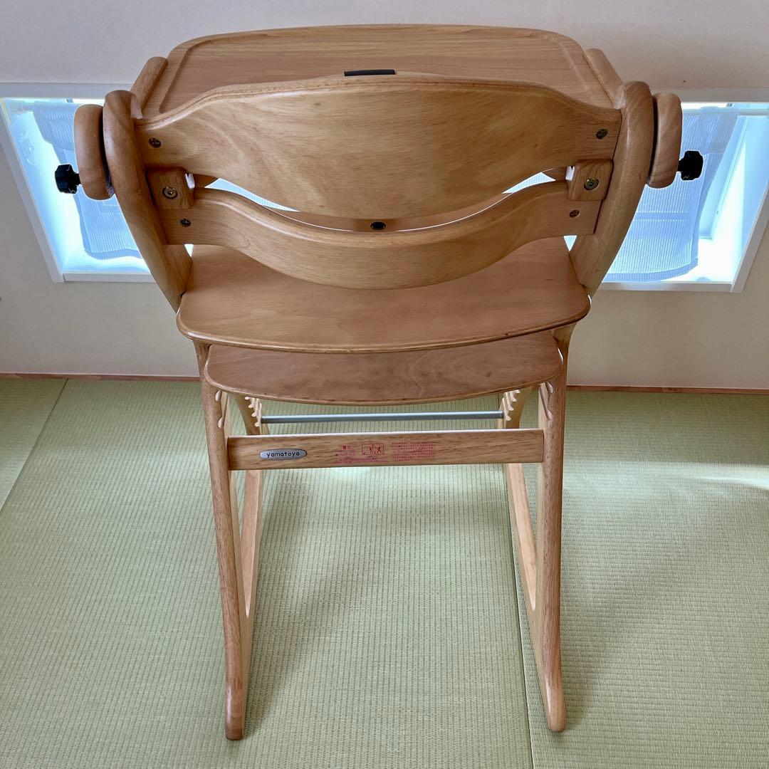 大和屋sukusuku 木製ハイチェア すくすくチェアGLテーブル&ガード付き