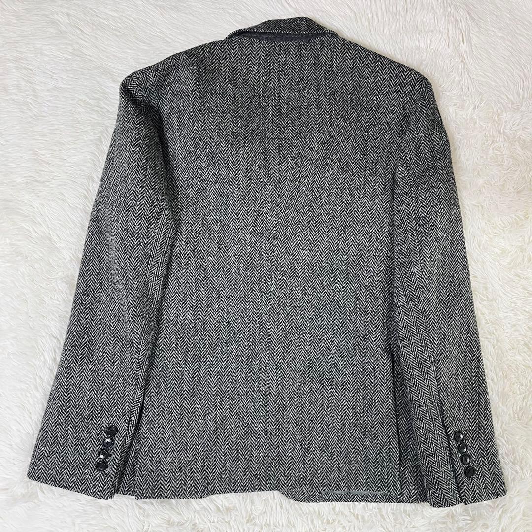 スーツカンパニー×ハリスツイード テーラードジャケット ヘリンボーン M相当