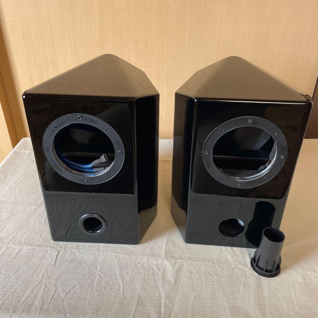 アルミニウム多面体 エンクロージャー ガラスユニットAlpair5G用 自作