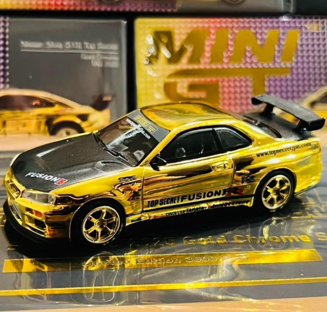 東京オートサロン2025 限定 miniGT ゴールドクロムトップシークレット