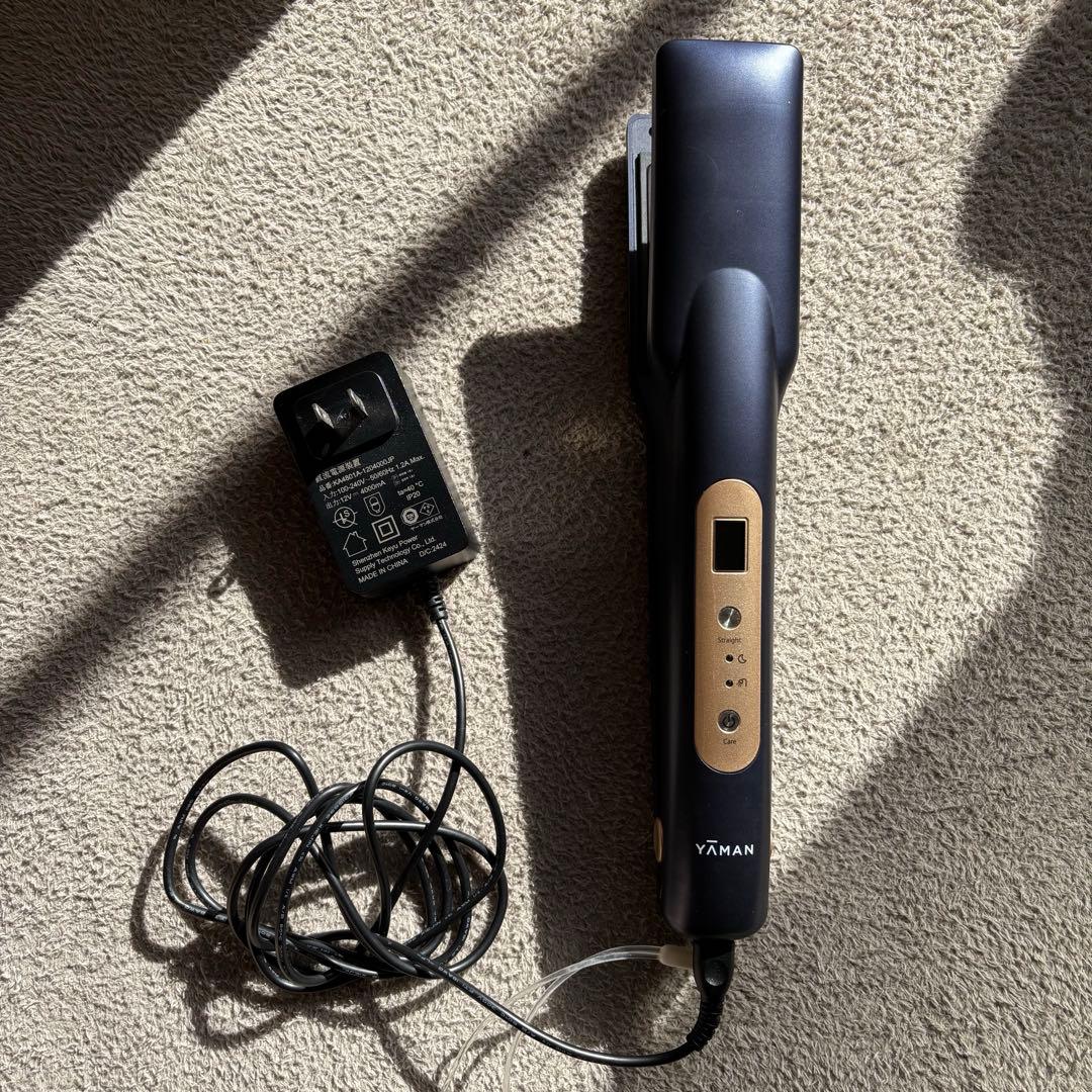 ヤーマン 超音波トリートメント ナイトリペアアイロン ネイビー YJHB4L