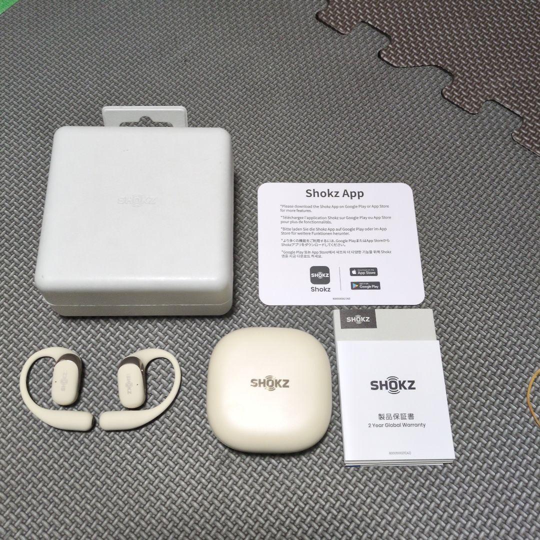 Shokz OpenFit 2/ベージュ/SKZ-SP-000155