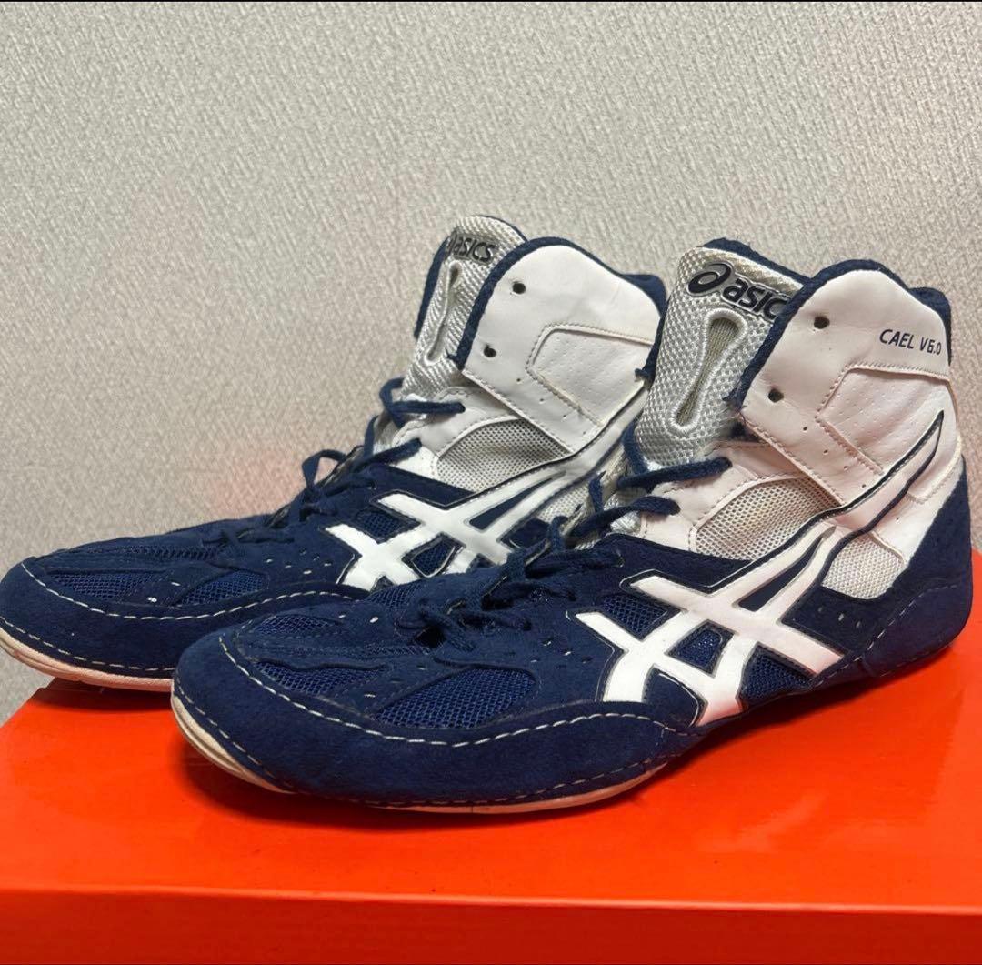 Y2K アシックス TWR332 CAEL V6レスリング　ボクシングシューズ