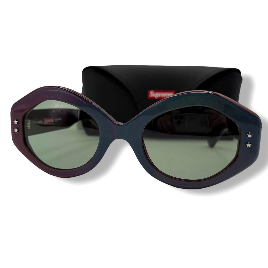 美品 Supreme Nomi Sunglasses Purple
