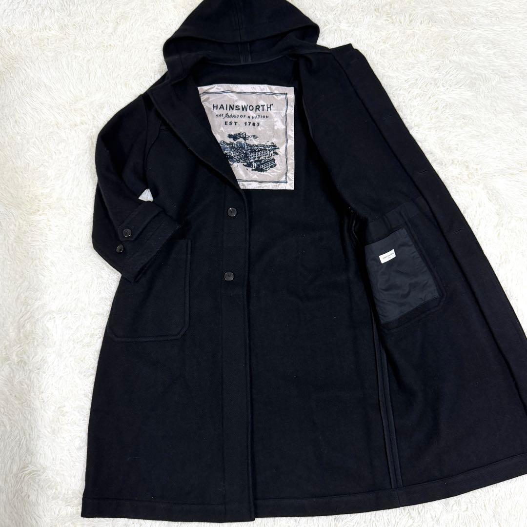 【美品】ドリスヴァンノッテン ダッフルコート HAINSWORTH ブラック
