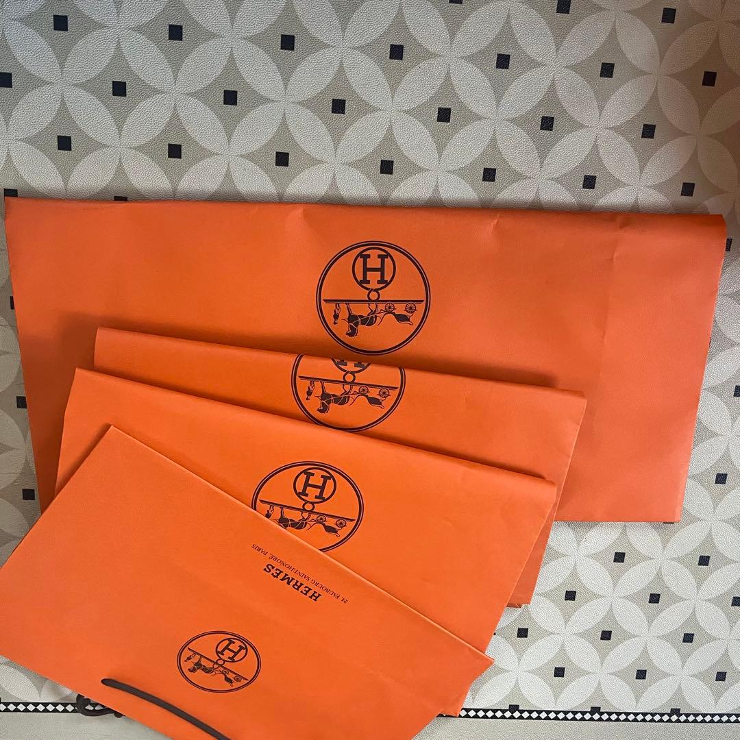 HERMES 空き箱　50センチ超特大サイズ　紙袋　ケリー　バーキン　ショッパー
