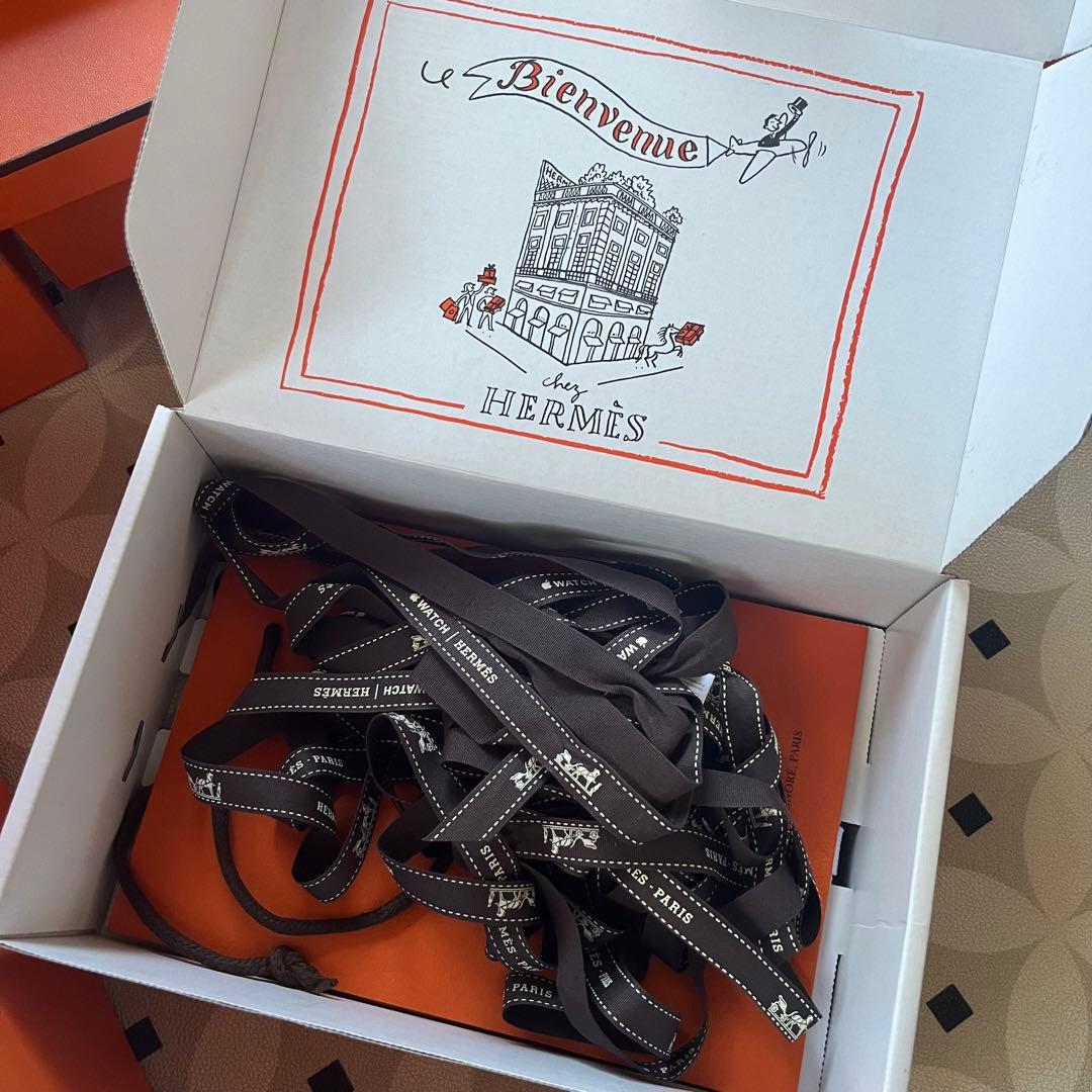 HERMES 空き箱　50センチ超特大サイズ　紙袋　ケリー　バーキン　ショッパー