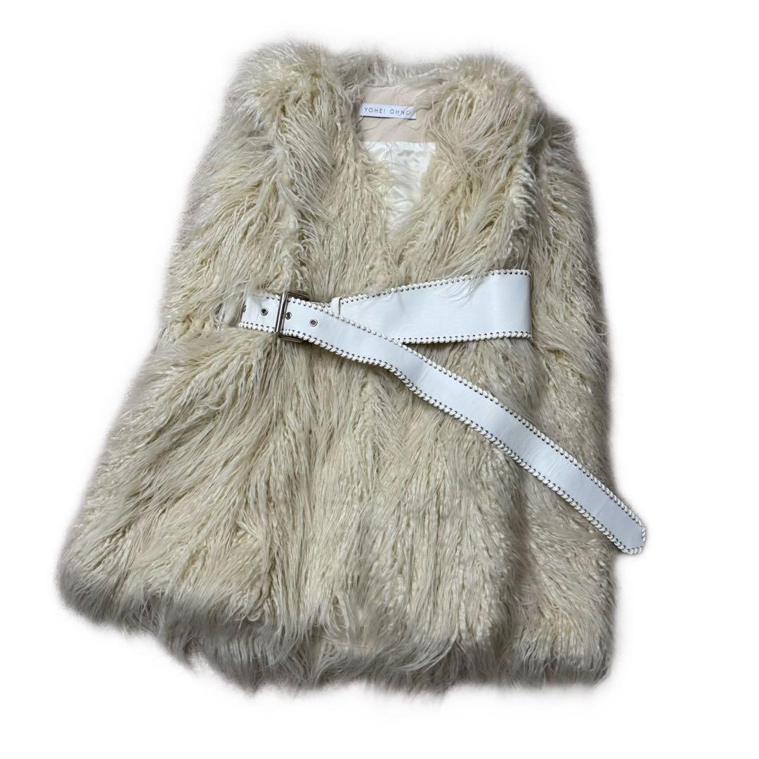 YOHEI OHNO Mantle Fur Vest ファーベスト　未使用