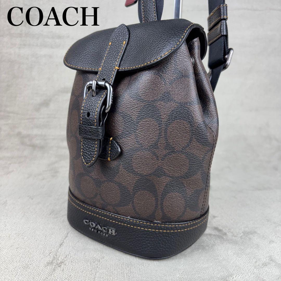 ★極美品★ COACH PVC クロスボディバッグ ハドソン シグネチャー