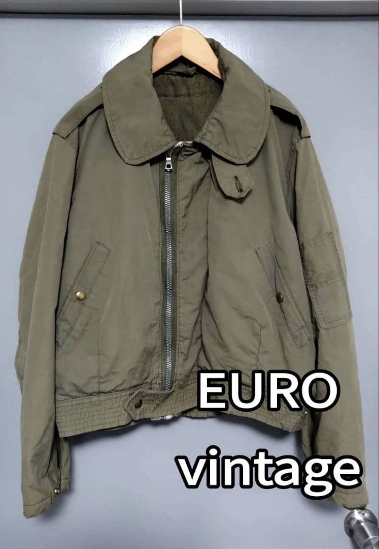 【希少】EURO 60s フランス軍 フライトジャケット 初期型 vintage