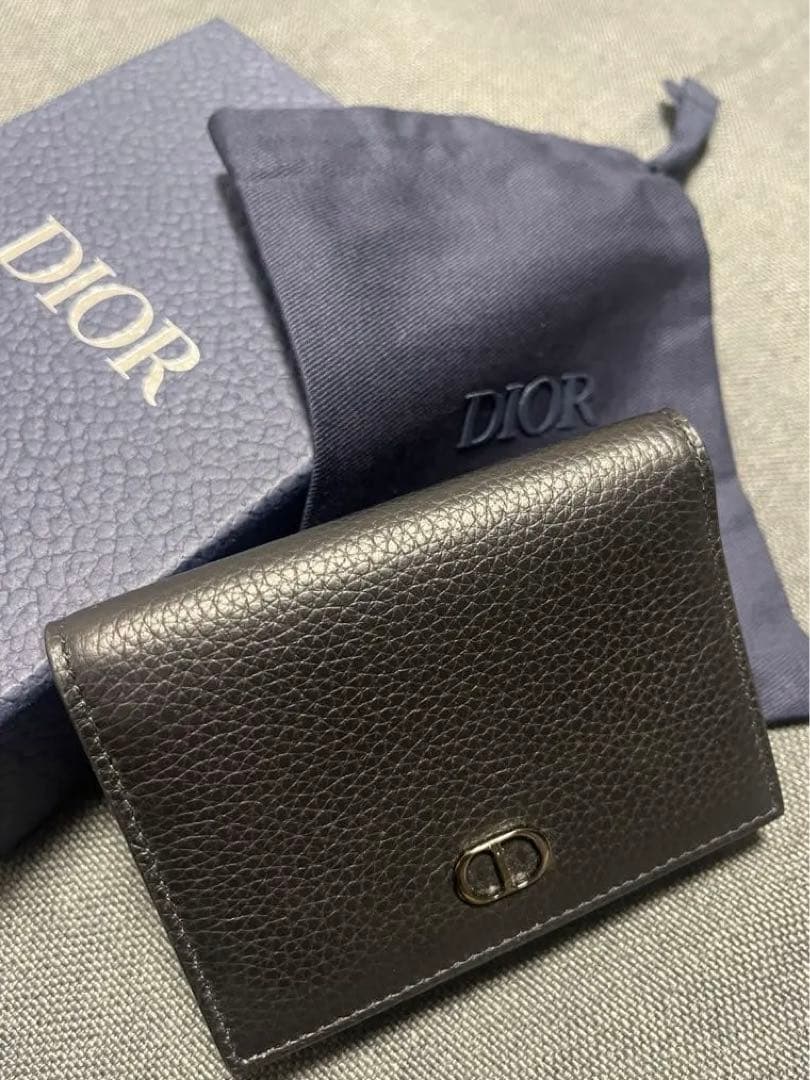 Dior ブラックレザー 名刺入れ