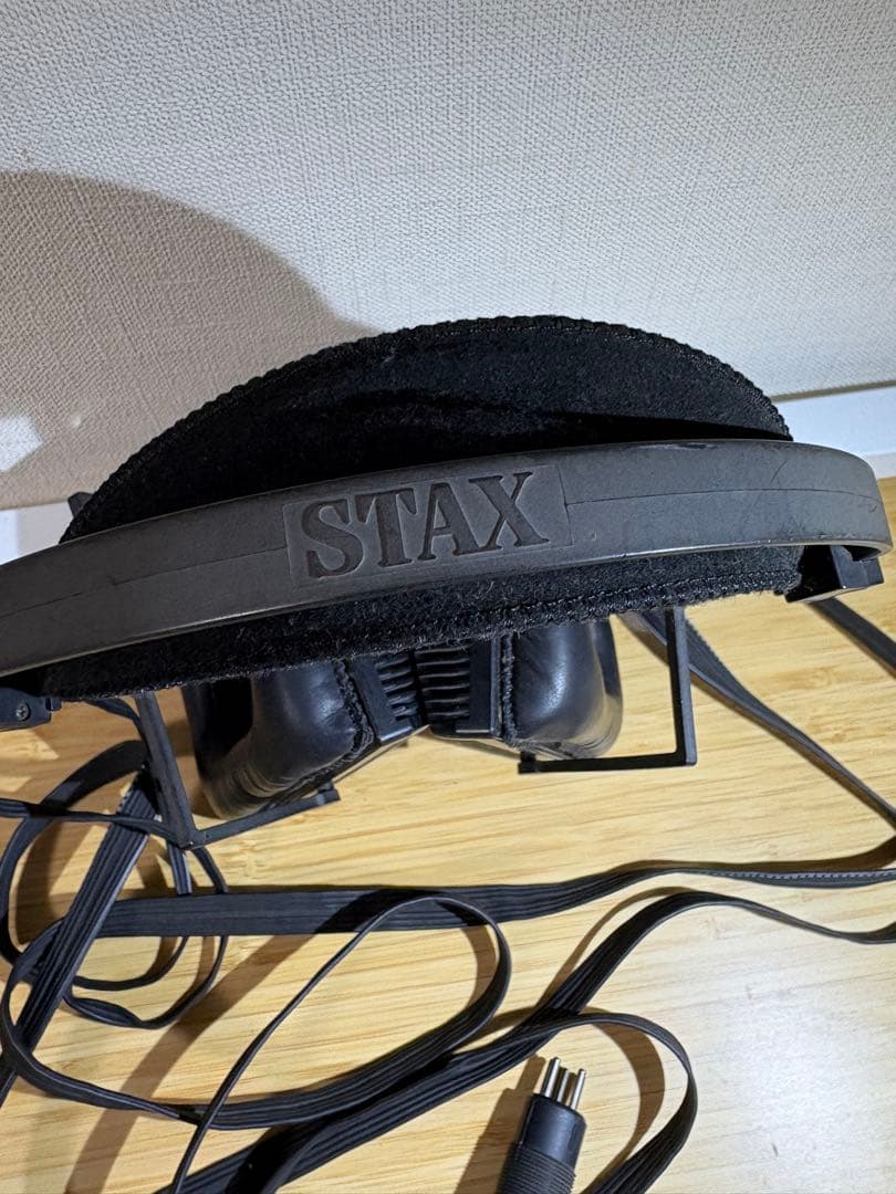 STAX 有線ヘッドホン ブラック ジャンク品扱