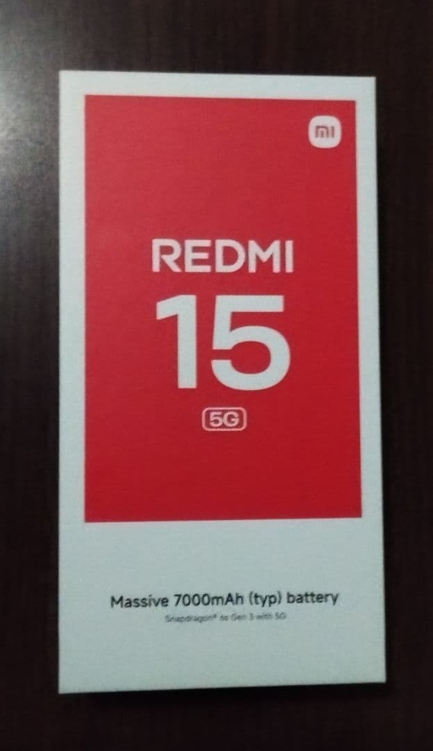 Redmi 15 5G 256GB ★人気のミッドナイトブラック★