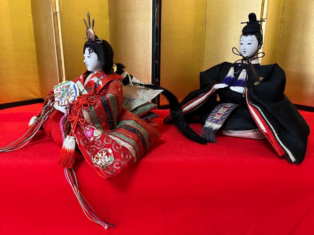 大正期～昭和初期 京雛九番 内裏雛親王飾 雛人形 お雛様 ひな祭り