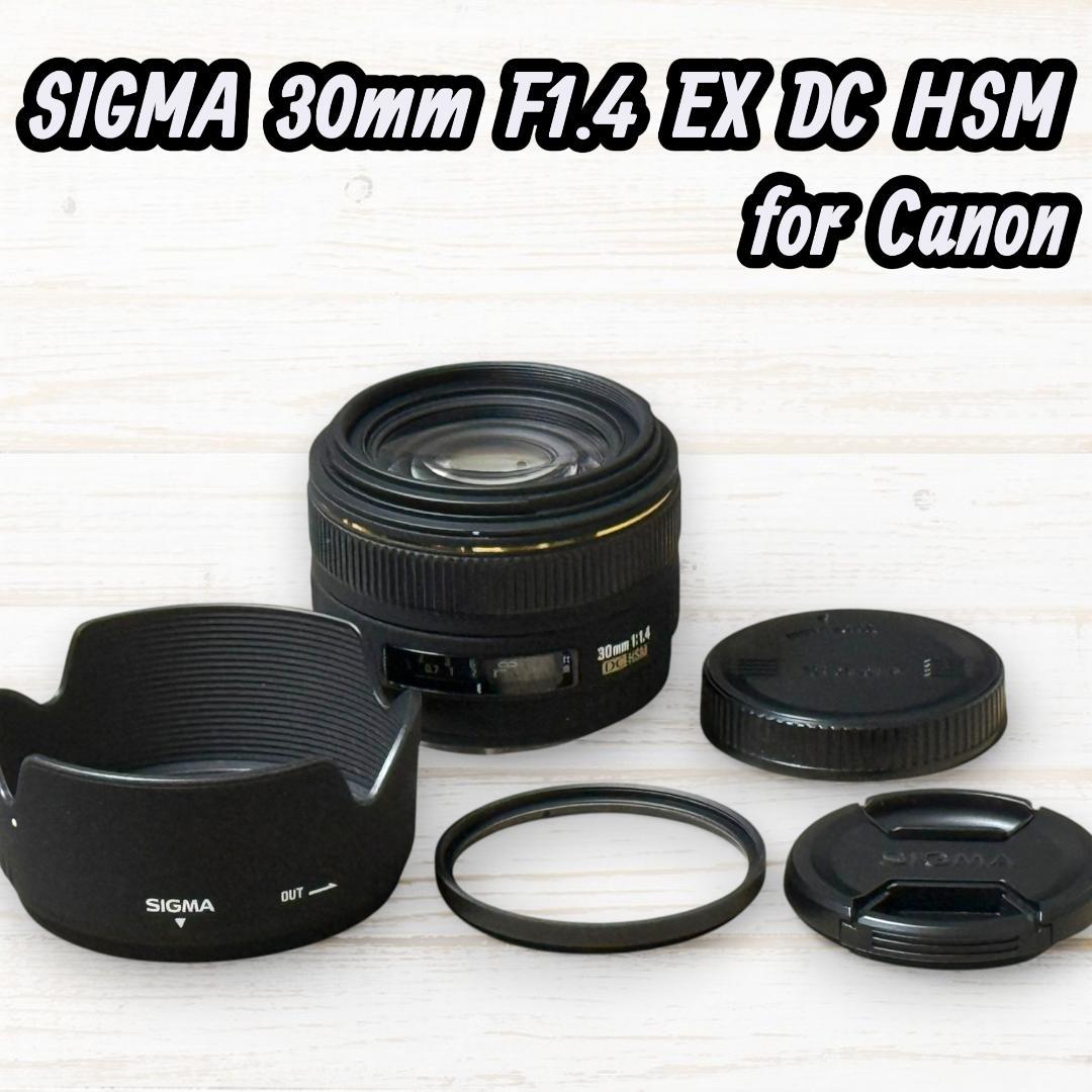 SIGMA 単焦点レンズ 30mm EX DC HSM Canon用 #161